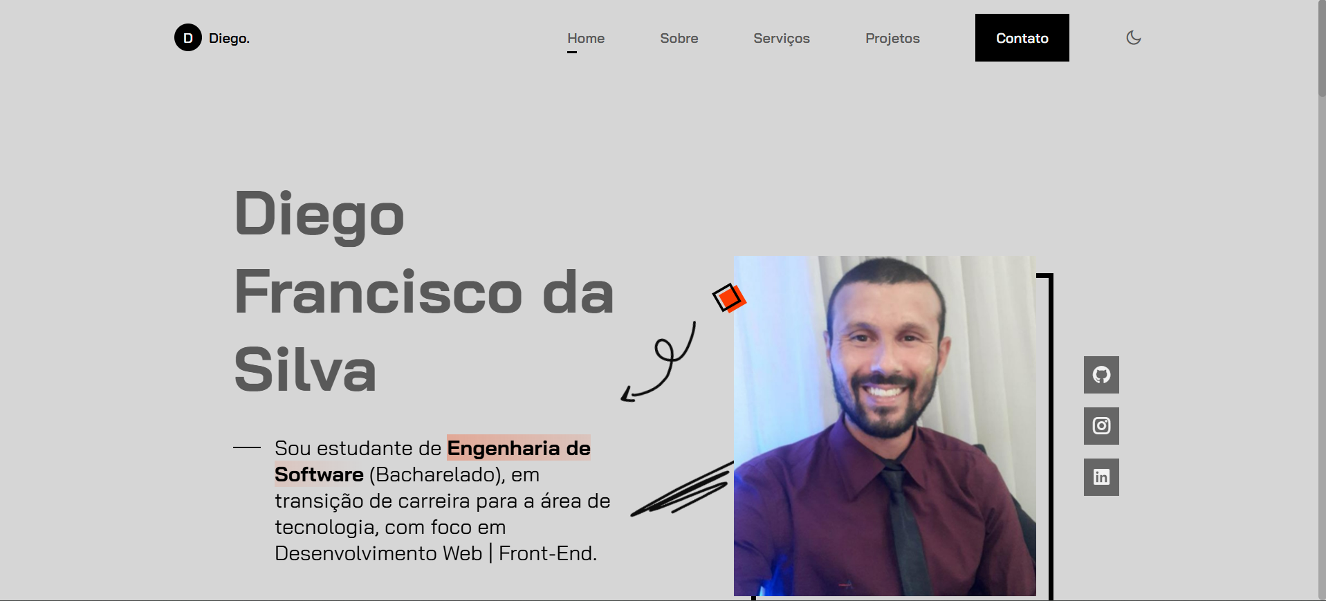 Imagem do projeto portfólio Diego Francisco da Silva