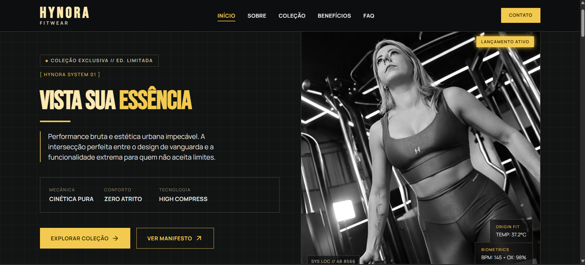Imagem do projeto hynora fit wear