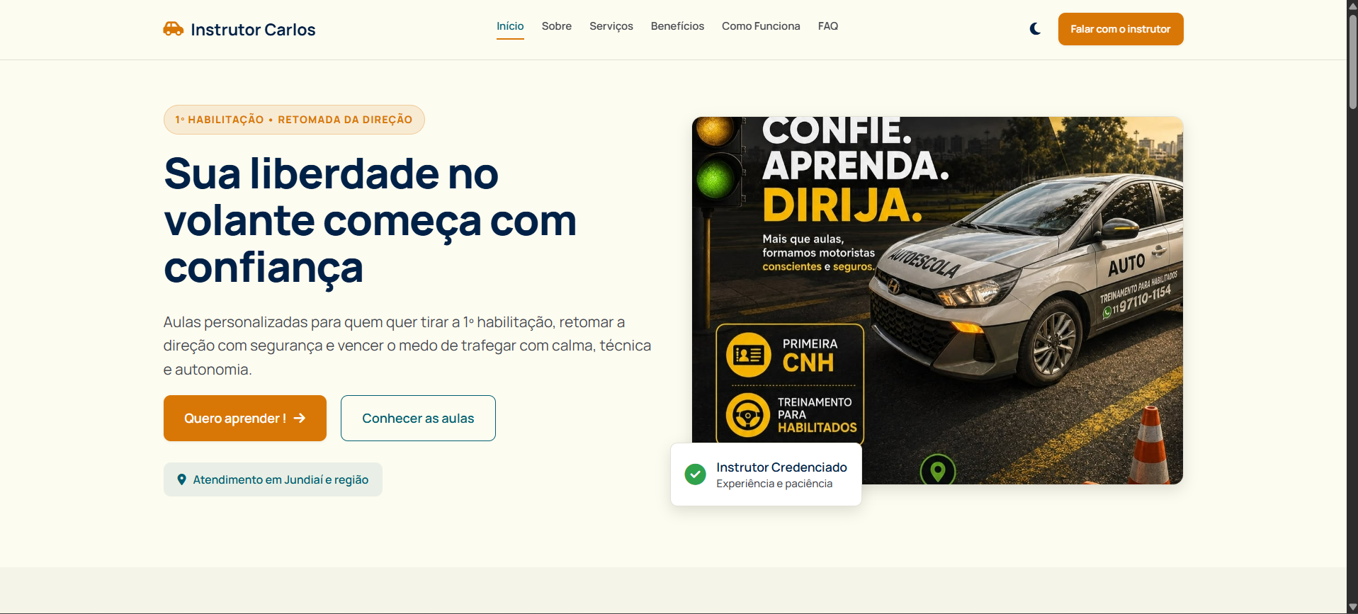 Imagem do projeto instrutor em jundiaí - carlos
